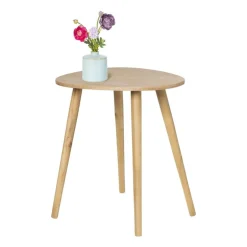 Bijzettafel lund ovaal klein - naturel - 50x38x45 cm