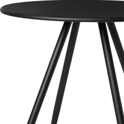 Bijzettafel Manolo hoog - zwart -ø45x45 cm