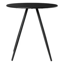 Bijzettafel Manolo laag- zwart - ø55x40 cm