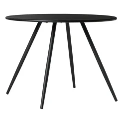 Bijzettafel Manolo laag- zwart - ø55x40 cm