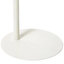 Bijzettafel Mica ovaal - wit - 53x35x25 cm