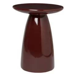 Bijzettafel Paris - bordeauxrood - ø36x46 cm