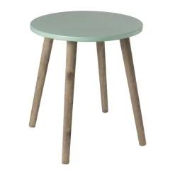 Bijzettafel Salvador - groen/bruin - ø36x41 cm