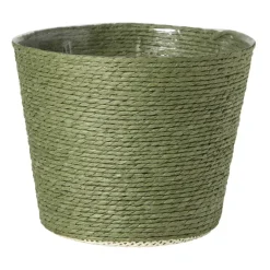 Bloempot mand groot - diverse varianten - ø13.5x11 cm