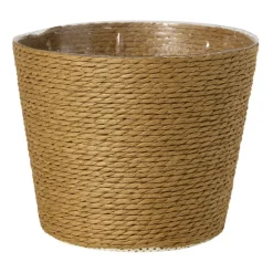 Bloempot mand groot - diverse varianten - ø13.5x11 cm