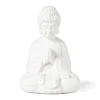 Boeddha porselein - wit - 14.2x11.2x19 cm