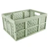 Boodschappen krat - groen - 22.7x47.5x35 cm