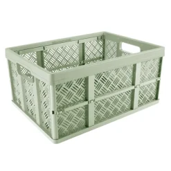 Boodschappen krat - groen - 22.7x47.5x35 cm