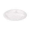 Borden bagasse met 3 vakken - set van 12 - ø26 cm