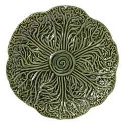 Bordje koolblad - groen - ø22x2.5 cm