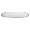 Bord ovaal Toscane - wit - 25.5x12 cm