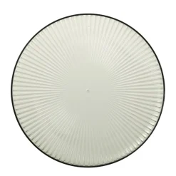 Bord streep - groen - ø22x1.5 cm