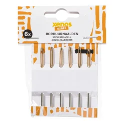 Borduurnaalden - multikleur - set van 6