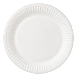 Bord wit - set van 8 - ø18 cm
