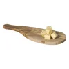 Borrelplank olijfhout medium - bruin - 35x14 cm