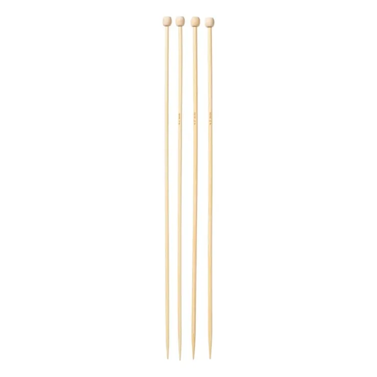 Breinaalden 4 & 4.5 mm - bruin - set van 2