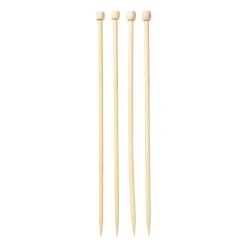 Breinaalden 7 & 8 mm - bruin - set van 2