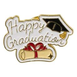Broche geslaagd - 2.4x2.4 cm - diverse varianten