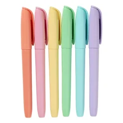 Brush pen - pastel - set van 6