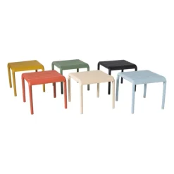 Buiten bijzettafel Lea - beige - 40x45x45 cm