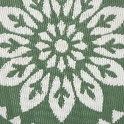 Buitenkleed bloem - groen - ø150 cm