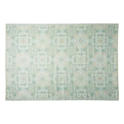 Buitenkleed cirkels - groen - 160x230 cm