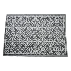 Buitenkleed ethnic - zwart - 160x230 cm