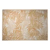 Buitenkleed leaves - geel - 160x230 cm