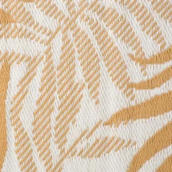 Buitenkleed leaves - geel - 160x230 cm