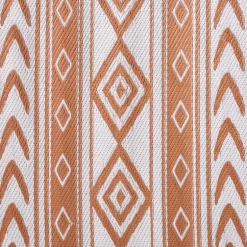 Buitenkleed tribal - bruin - 160x230 cm