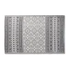 Buitentapijt ethnic - zwart/wit - 120x180 cm