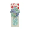Cadeaulint en strik mix - groen/blauw - set van 2