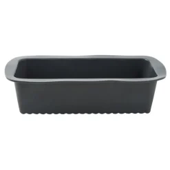 Cakevorm siliconen - grijs - 27x14x6.5 cm