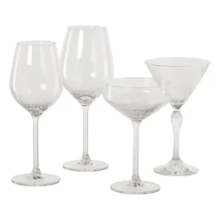 Champagnecoupe plisse - transparant - 290 ml