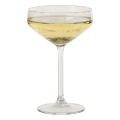 Champagnecoupe plisse - transparant - 290 ml