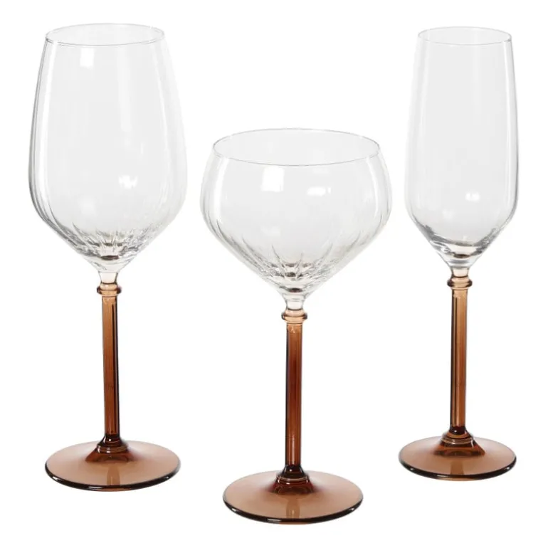 Champagneglas royal - bruin - 220 ml