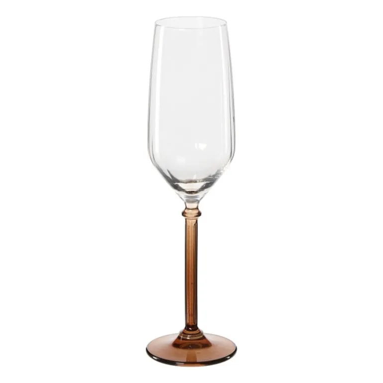 Champagneglas royal - bruin - 220 ml