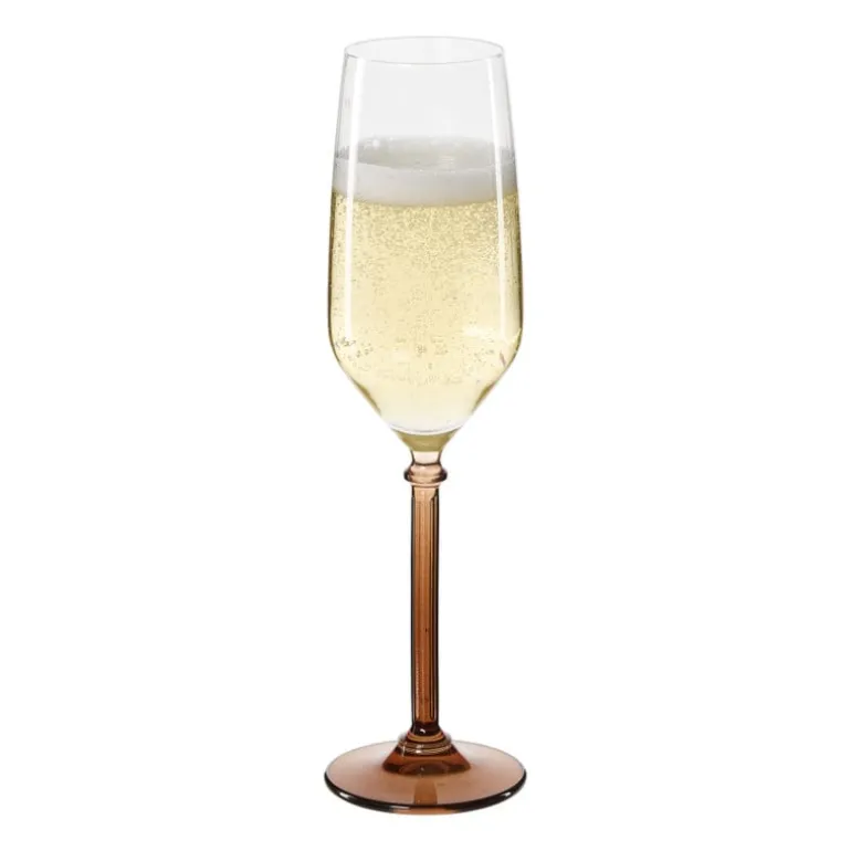 Champagneglas royal - bruin - 220 ml