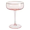 Champagneglas - roze/goud - 220 ml