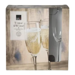 Champagneglas - set van 6 - 180 ml