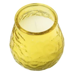 Citronella kaars in glas - diverse kleuren - ø9x9.8 cm