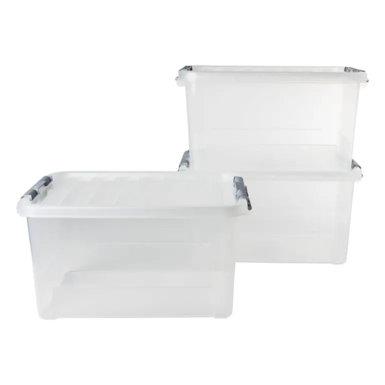 Clipbox 25 liter - 44x31x23 cm - set van 3