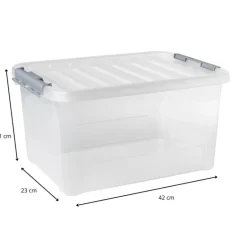 Clipbox 25 liter - 44x31x23 cm - set van 3