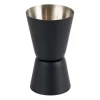 Cocktail barmaatje - zwart - 6.7x3.2x3.8 cm