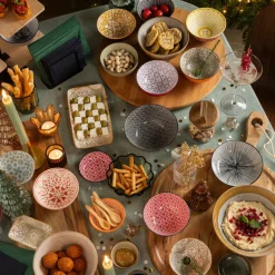 Cocktailprikkers krul - bamboe - set van 40