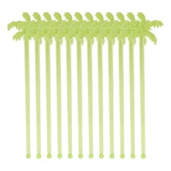 Cocktail roerstaafjes - palmboom - set van 12