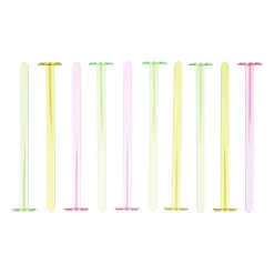 Cocktailstampers gekleurd - multikleur - set van 10