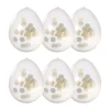 Confetti ballon - goudkleurig - set van 6