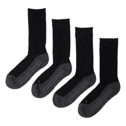 Coolmax bamboe sokken 35/38 - zwart - 2 paar
