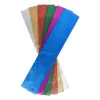 Crêpepapier metallic - multikleur - set van 6
